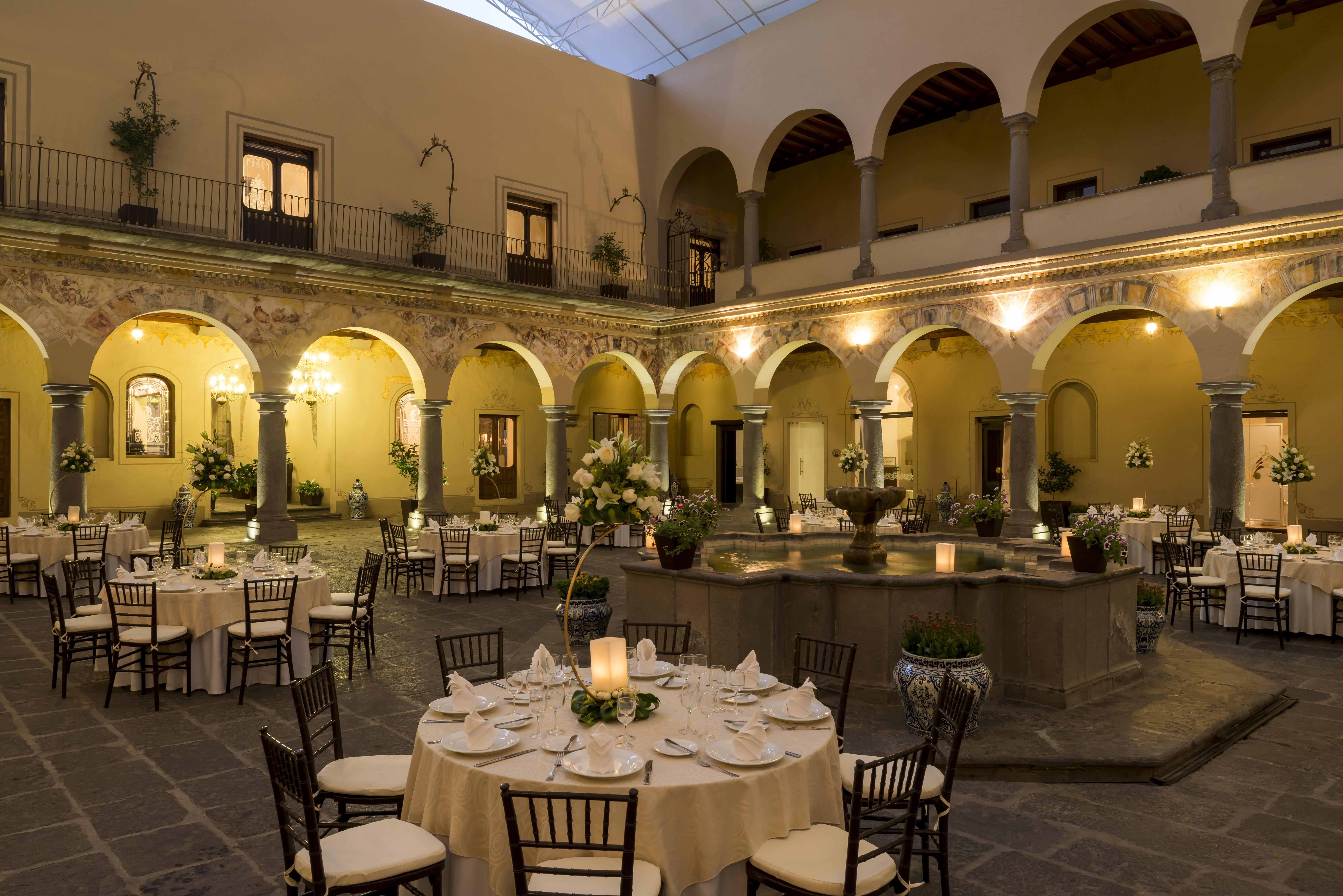 Quinta Real Puebla Hotell Eksteriør bilde The interior of the hotel