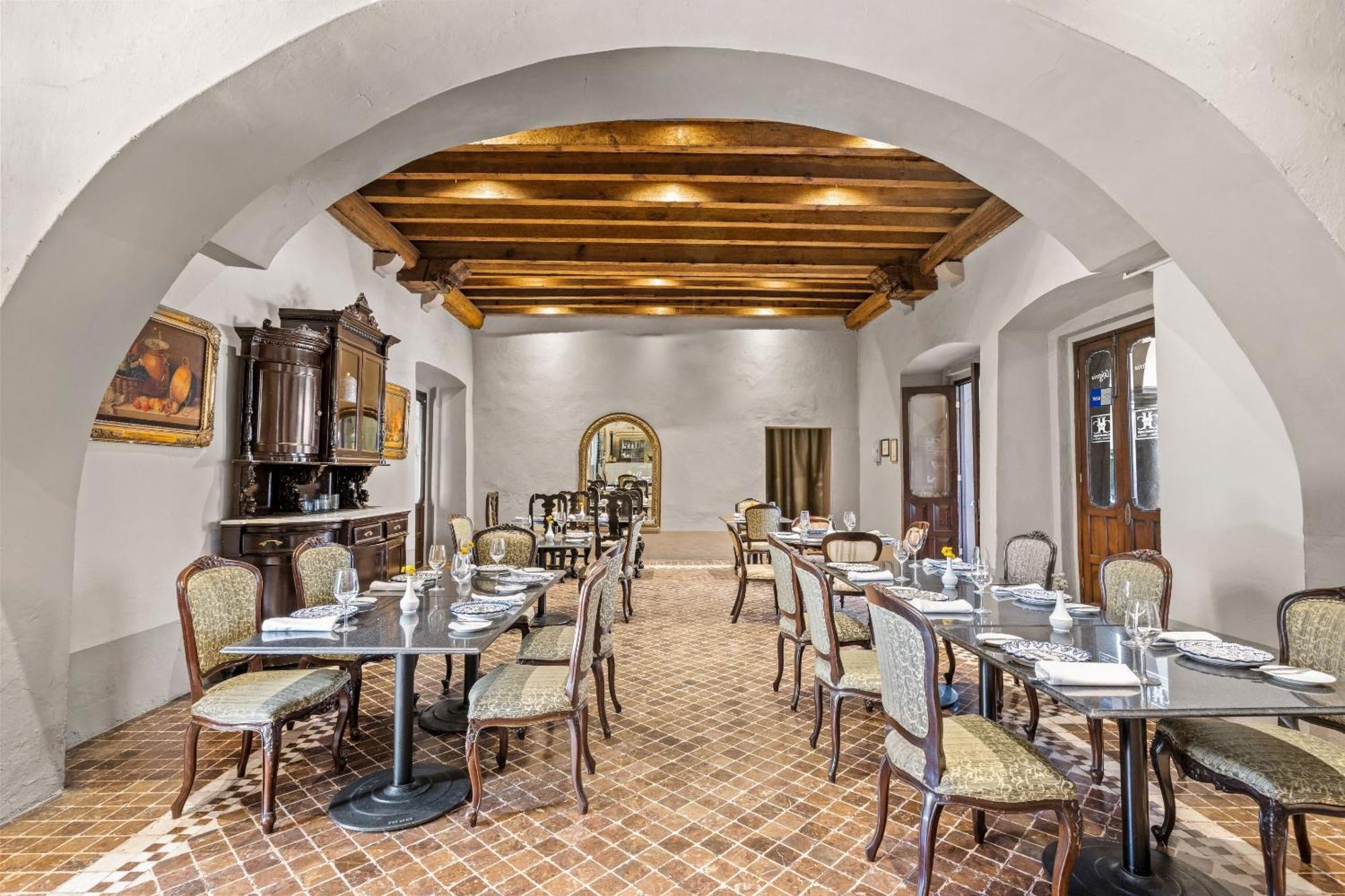 Quinta Real Puebla Hotell Eksteriør bilde Restaurant