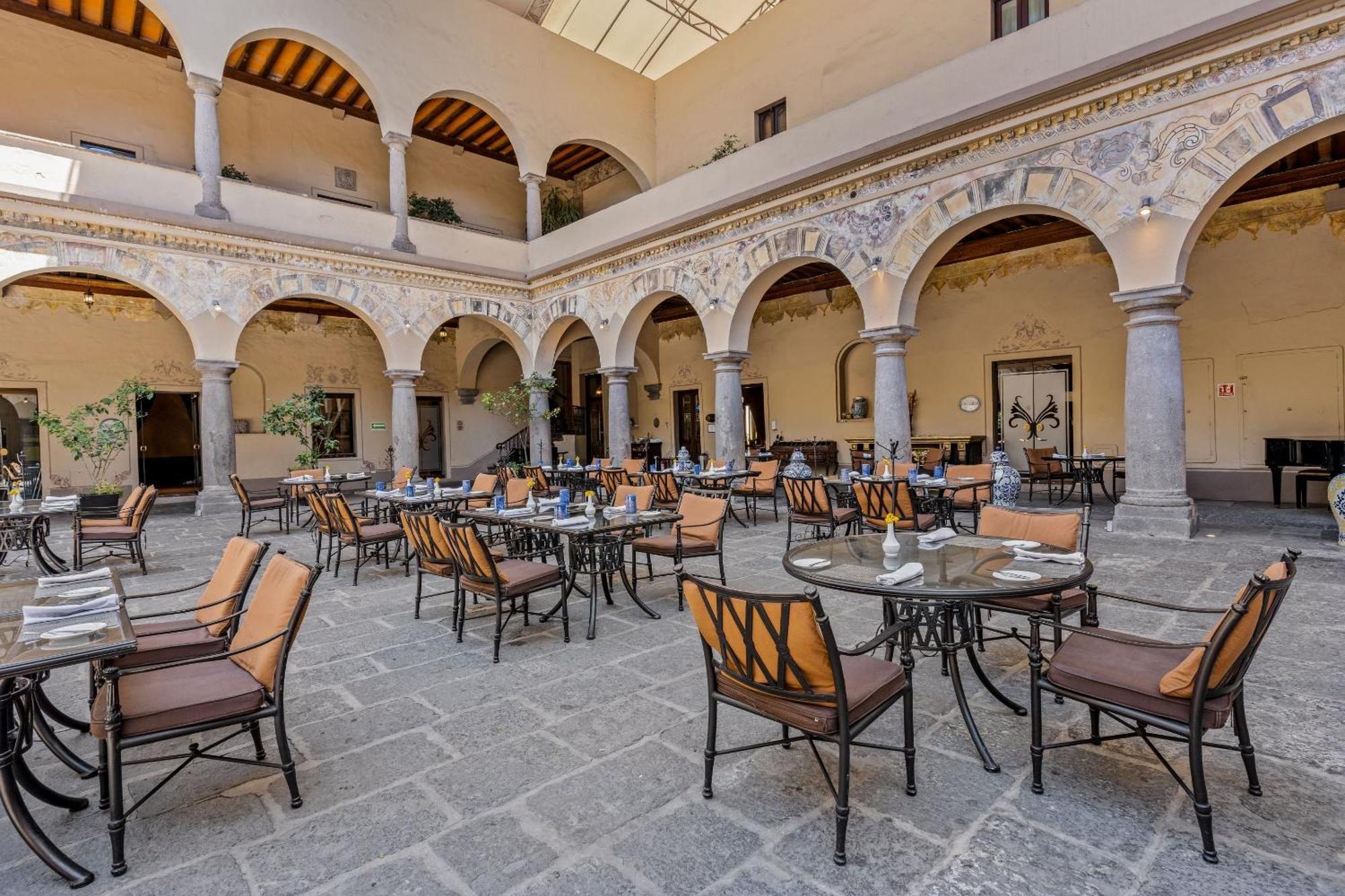 Quinta Real Puebla Hotell Eksteriør bilde Restaurant