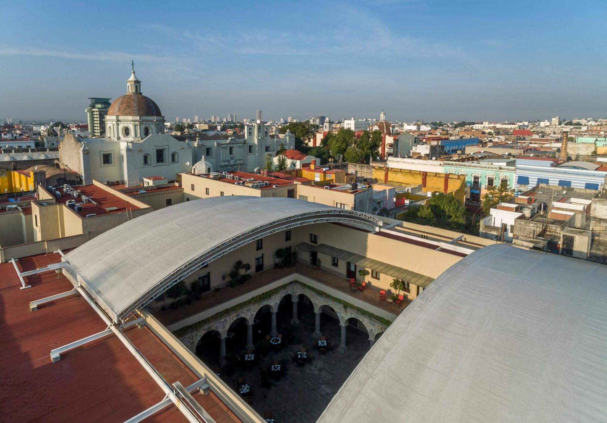 Quinta Real Puebla Hotell Eksteriør bilde View of the city from the roof of the Museo de Arte Moderno de la Ciudad de México
